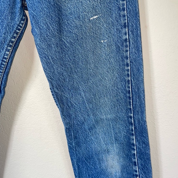 Levis 505 Orange Tab Vintage 90s Regular Fit Straight Leg Medium Wash Mens 29X34 - Picture 2 of 7